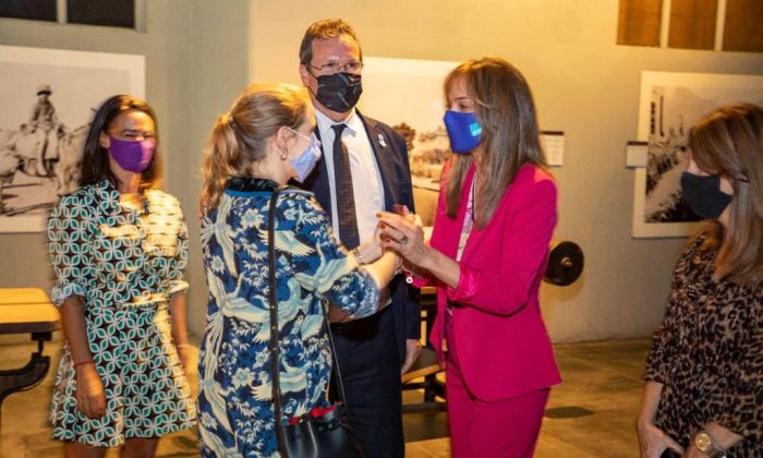 Galmarini y Bauer inauguraron la nueva oferta cultural del Palacio de las Aguas Corrientes